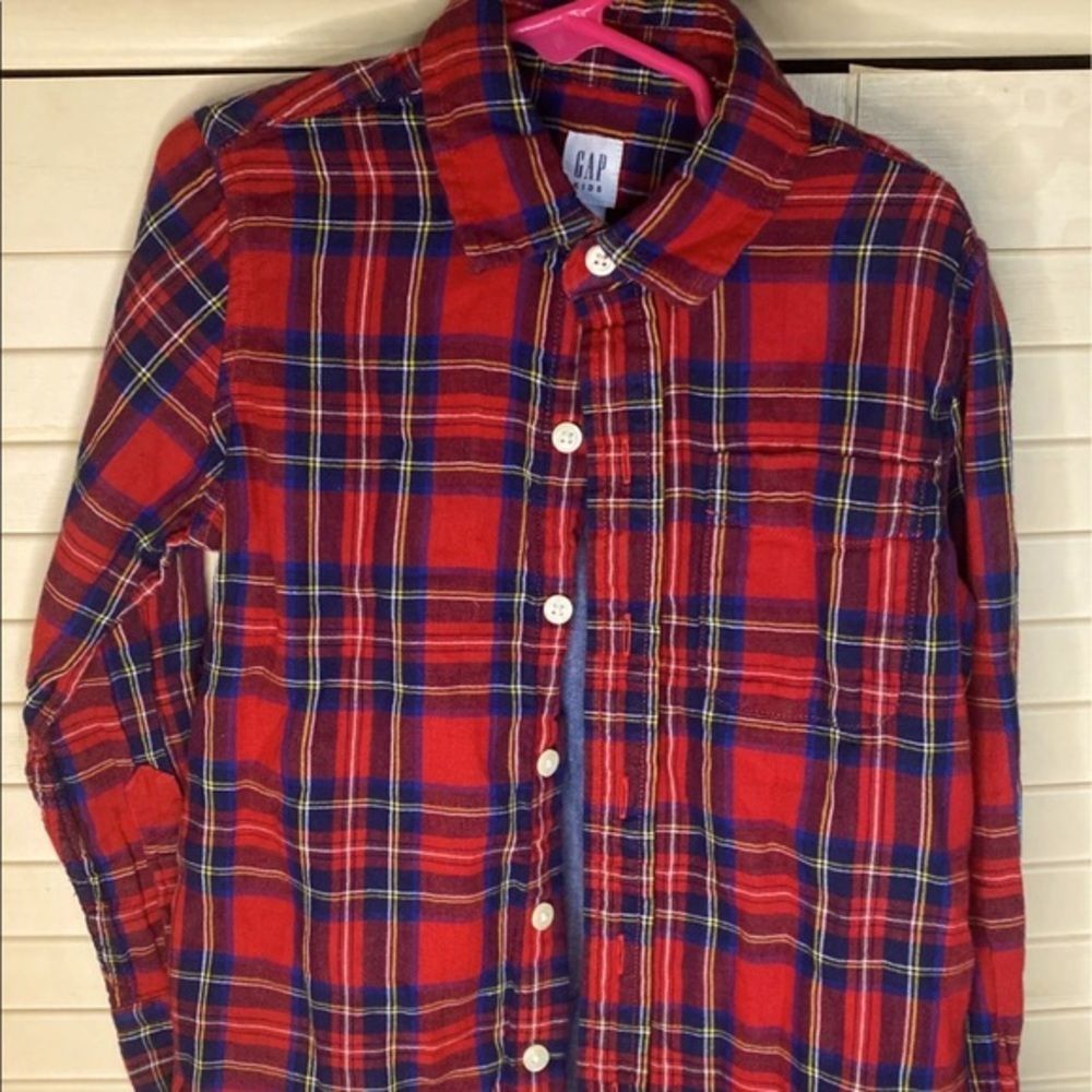 Gap Plaid Button Down Shirt